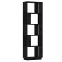 Estantería/divisor de espacios madera pino negro 51x25x163,5 cm de , Librerías y estanterías - Ref: Foro24-814048, Precio: 69...