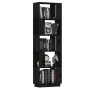 Estantería/divisor de espacios madera pino negro 51x25x163,5 cm de , Librerías y estanterías - Ref: Foro24-814048, Precio: 69...