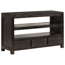 Massives TV-Möbel aus dunkelbrauner Akazie, 90x30x55 cm. von , TV-Möbel - Ref: Foro24-246102, Preis: 186,04 €, Rabatt: %
