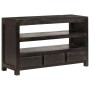 Massives TV-Möbel aus dunkelbrauner Akazie, 90x30x55 cm. von , TV-Möbel - Ref: Foro24-246102, Preis: 186,04 €, Rabatt: %