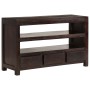 Massives TV-Möbel aus dunkelbrauner Akazie, 90x30x55 cm. von , TV-Möbel - Ref: Foro24-246102, Preis: 186,04 €, Rabatt: %