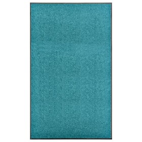 Waschbarer Türvorleger in Cyanblau, 90x150 cm. von , Fußmatten - Ref: Foro24-323461, Preis: 70,99 €, Rabatt: %