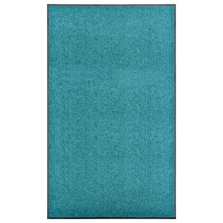 Waschbarer Türvorleger in Cyanblau, 90x150 cm. von , Fußmatten - Ref: Foro24-323461, Preis: 70,99 €, Rabatt: %