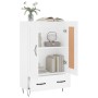 Hoher Schrank aus weißem Ingenieurholz 69,5x31x115 cm von , Sideboards - Ref: Foro24-830316, Preis: 96,68 €, Rabatt: %