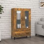 Smoked oak plywood sideboard 70x31x115 cm by , Sideboards - Ref: Foro24-817480, Price: 116,11 €, Discount: %