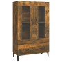 Smoked oak plywood sideboard 70x31x115 cm by , Sideboards - Ref: Foro24-817480, Price: 116,11 €, Discount: %