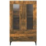 Smoked oak plywood sideboard 70x31x115 cm by , Sideboards - Ref: Foro24-817480, Price: 116,11 €, Discount: %