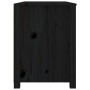 Solid black pine wood auxiliary cabinet 100x40x54 cm by , Sideboards - Ref: Foro24-821778, Price: 177,97 €, Discount: %