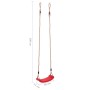 Red seat swing for children by , Swings and seesaws - Ref: Foro24-93170, Price: 27,24 €, Discount: %