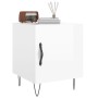 Bedside tables 2 units engineered wood glossy white 40x40x50 cm by , Nightstands - Ref: Foro24-827553, Price: 50,17 €, Discou...