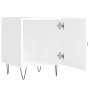 Bedside tables 2 units engineered wood glossy white 40x40x50 cm by , Nightstands - Ref: Foro24-827553, Price: 50,17 €, Discou...
