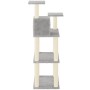 Cat scratcher with light gray sisal posts 118.5 cm by , Cat furniture - Ref: Foro24-171428, Price: 53,81 €, Discount: %