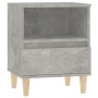 Betonfarbener Nachttisch 40x35x50 cm von , Nachttische - Ref: Foro24-821802, Preis: 42,42 €, Rabatt: %