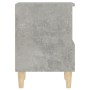 Betonfarbener Nachttisch 40x35x50 cm von , Nachttische - Ref: Foro24-821802, Preis: 42,42 €, Rabatt: %