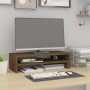 Massive Pinienholz-Monitorständer in Honigbraun (52-101)x22x14cm. von , Computersockel und -erhöhungen - Ref: Foro24-814017, ...