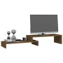 Massive Pinienholz-Monitorständer in Honigbraun (52-101)x22x14cm. von , Computersockel und -erhöhungen - Ref: Foro24-814017, ...