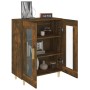 Rauchiger Eichenfurnier-Holzschrank 69,5x34x90 cm von , Sideboards - Ref: Foro24-817333, Preis: 82,56 €, Rabatt: %