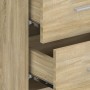 Mesita de noche de pared roble Sonoma de , Mesitas de noche - Ref: Foro24-810995, Precio: 55,24 €, Descuento: %