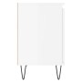 Mesitas noche 2 uds madera ingeniería blanco brillo 40x30x50 cm de , Mesitas de noche - Ref: Foro24-826833, Precio: 64,60 €, ...