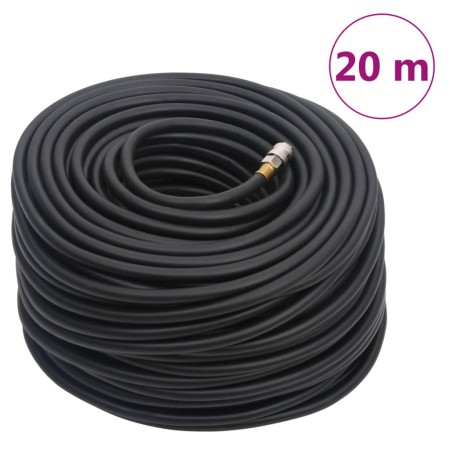 Schwarzer Hybridluftschlauch aus Gummi und PVC, 15 mm Durchmesser, 20 m lang. von , Pneumatikschläuche - Ref: Foro24-154497, ...