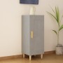 Graue Beton-Sperrholzvitrine 34,5x34x90 cm von , Sideboards - Ref: Foro24-812415, Preis: 57,60 €, Rabatt: %