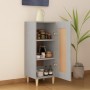 Graue Beton-Sperrholzvitrine 34,5x34x90 cm von , Sideboards - Ref: Foro24-812415, Preis: 57,60 €, Rabatt: %