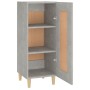 Graue Beton-Sperrholzvitrine 34,5x34x90 cm von , Sideboards - Ref: Foro24-812415, Preis: 57,60 €, Rabatt: %