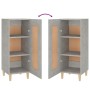 Graue Beton-Sperrholzvitrine 34,5x34x90 cm von , Sideboards - Ref: Foro24-812415, Preis: 57,60 €, Rabatt: %