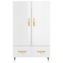 Hochglanz-Weißer Schrank aus Holzwerkstoff 69,5x31x115 cm von , Sideboards - Ref: Foro24-828214, Preis: 99,35 €, Rabatt: %
