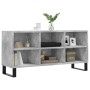 Engineered wood TV stand in concrete gray, 103.5x30x50 cm by , TV Furniture - Ref: Foro24-827000, Price: 64,03 €, Discount: %
