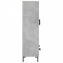 Hoher Schrank aus grauem Beton-Ingenieurholz 69,5x31x115 cm. von , Sideboards - Ref: Foro24-830328, Preis: 88,46 €, Rabatt: %