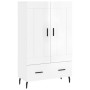 Hochglanz-Weißer Schrank aus Holzwerkstoff 69,5x31x115 cm von , Sideboards - Ref: Foro24-830342, Preis: 96,58 €, Rabatt: %
