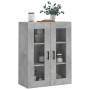 Armario de pared gris hormigón 69,5x34x90 cm de , Aparadores - Ref: Foro24-828488, Precio: 104,06 €, Descuento: %