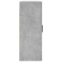 Armario de pared gris hormigón 69,5x34x90 cm de , Aparadores - Ref: Foro24-828488, Precio: 104,06 €, Descuento: %