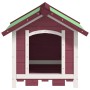 Solid pine wood dog house in mocha color, 65x65x61.5 cm by , Dog kennels and fences - Ref: Foro24-172275, Price: 111,27 €, Di...
