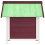Solid pine wood dog house in mocha color, 65x65x61.5 cm by , Dog kennels and fences - Ref: Foro24-172275, Price: 111,27 €, Di...