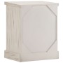 Massiver Nachttisch aus weißem Mangoholz 40x30x50 cm von , Nachttische - Ref: Foro24-247713, Preis: 116,28 €, Rabatt: %