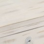 Massiver Nachttisch aus weißem Mangoholz 40x30x50 cm von , Nachttische - Ref: Foro24-247713, Preis: 116,28 €, Rabatt: %