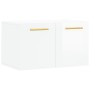 Armario pared madera contrachapada blanco brillo 60x36,5x35 cm de , Taquillas y armarios de almacenamiento - Ref: Foro24-8300...