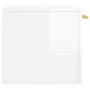 Armario pared madera contrachapada blanco brillo 60x36,5x35 cm de , Taquillas y armarios de almacenamiento - Ref: Foro24-8300...