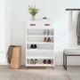 Schuhregal aus glänzend weißem Sperrholz 60x35x105 cm von , Schränke und Lagerung - Ref: Foro24-829606, Preis: 54,68 €, Rabat...