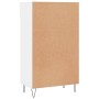 Schuhregal aus glänzend weißem Sperrholz 60x35x105 cm von , Schränke und Lagerung - Ref: Foro24-829606, Preis: 54,68 €, Rabat...