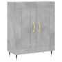 Grauer Beton-Engineered-Holz-Sideboard 69,5x34x90 cm von , Sideboards - Ref: Foro24-830176, Preis: 75,32 €, Rabatt: %