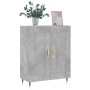 Engineered wood sideboard in gray concrete 69.5x34x90 cm by , Sideboards - Ref: Foro24-830176, Price: 75,32 €, Discount: %