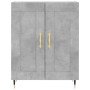 Engineered wood sideboard in gray concrete 69.5x34x90 cm by , Sideboards - Ref: Foro24-830176, Price: 75,32 €, Discount: %