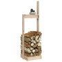 Massiver Kiefernholz-Holzständer 33,5x30x110 cm von , Brennholztaschen und -halter - Ref: Foro24-822616, Preis: 37,68 €, Raba...