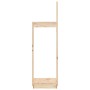 Massiver Kiefernholz-Holzständer 33,5x30x110 cm von , Brennholztaschen und -halter - Ref: Foro24-822616, Preis: 37,68 €, Raba...