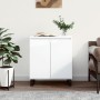 Aparador de madera contrachapada blanco brillante 60x35x70 cm de , Aparadores - Ref: Foro24-827166, Precio: 85,05 €