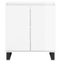 Aparador de madera contrachapada blanco brillante 60x35x70 cm de , Aparadores - Ref: Foro24-827166, Precio: 85,05 €