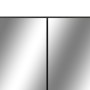Armario de baño con espejo negro 80x15x60 cm de vidaXL, Tocadores de baño - Ref: Foro24-323605, Precio: 115,77 €, Descuento: %